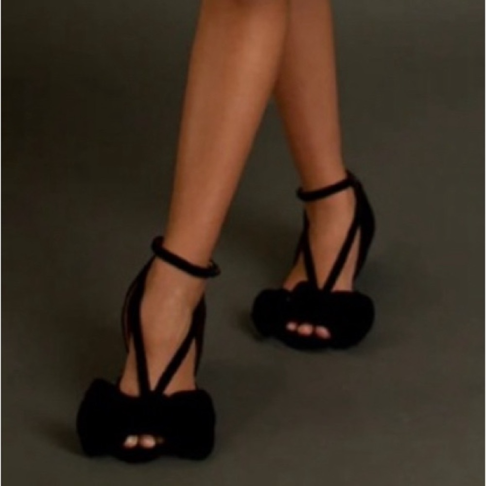 JoyFolie Lucia heel in black velvet size kids 2